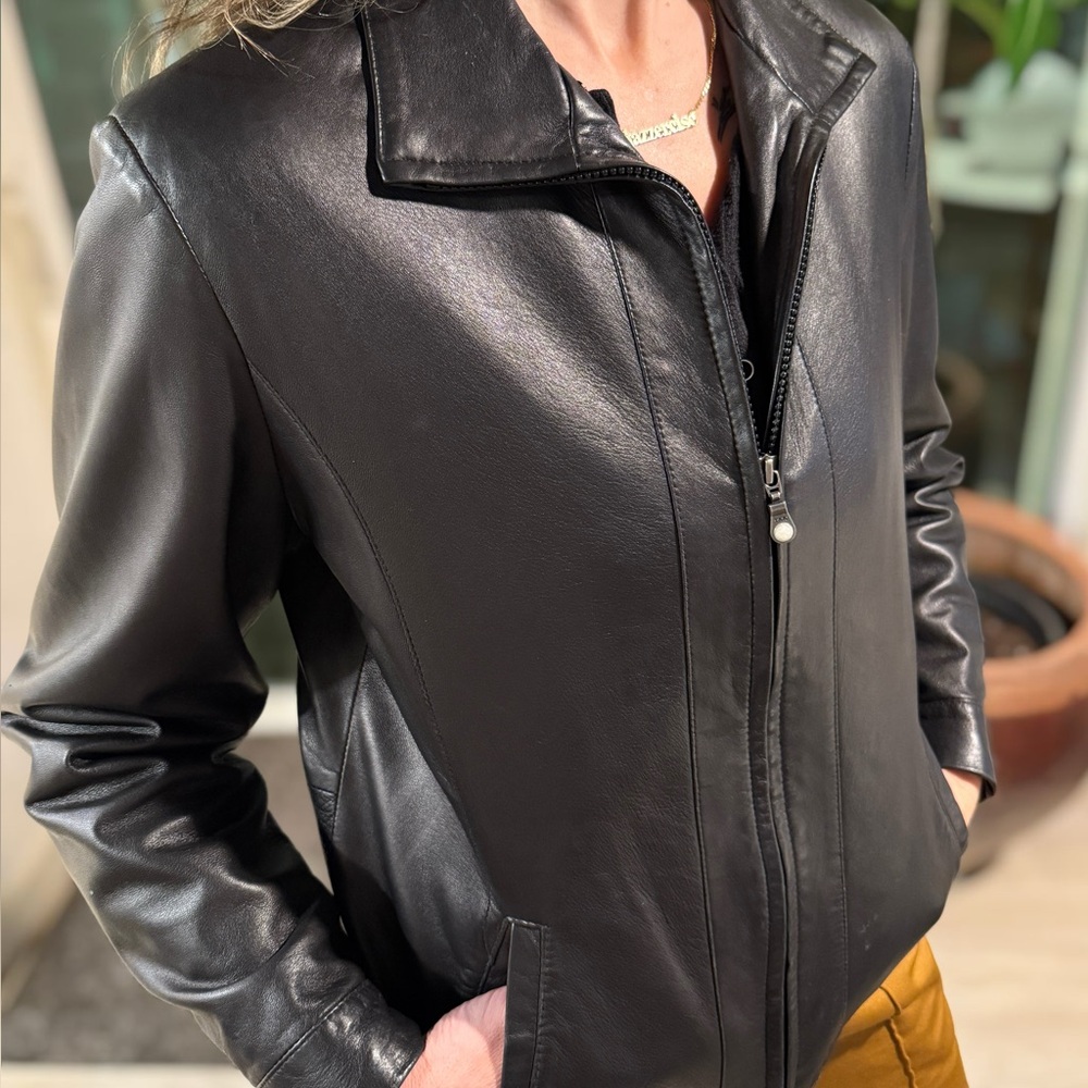 Remy Leather Black Jacket